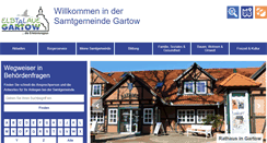 Desktop Screenshot of gartow.de