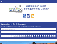 Tablet Screenshot of gartow.de